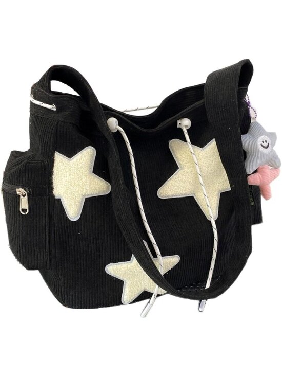 Handbags - Women' Black Cute Travel comfortable Shopping Tote Crossbody Shoulder Bag